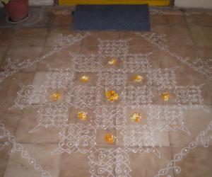 Traditional kolam