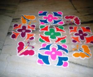 dotted rangoli