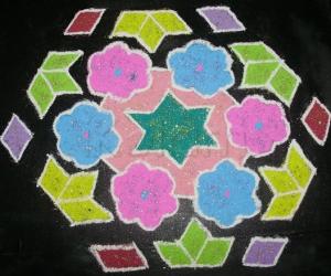 Diamond kolam