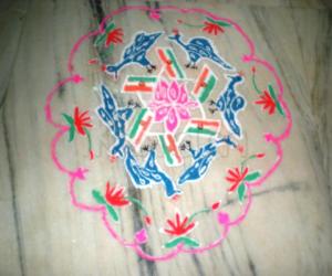 flag rangoli