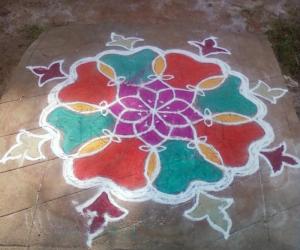 Rangoli without dots