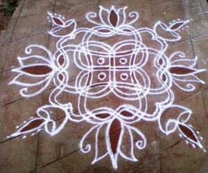 Freehand Rangoli