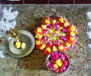 POO KOLAM AT  CHENNAI MEET