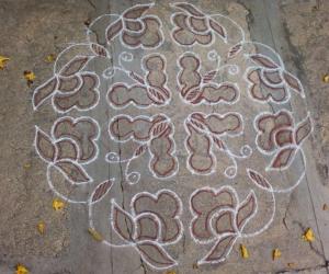 Rangoli: dotted rangoli