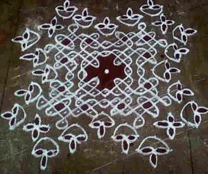 AADI SEVVAI KOLAM