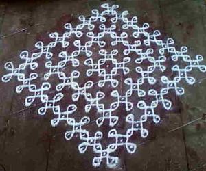 SIMPLEST AND BIGGEST SIKKU KOLAM