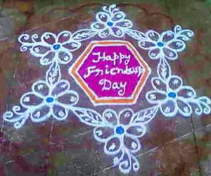 FRIENDSHIP DAY KOLAM