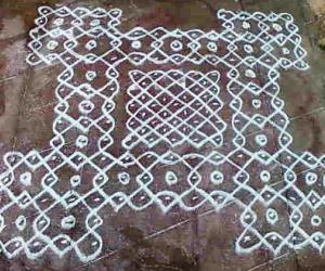 Rangoli: Dotted kolam