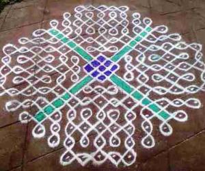 Dotted kolam