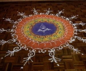 Rangoli: Sanskar bharathi kolam 2