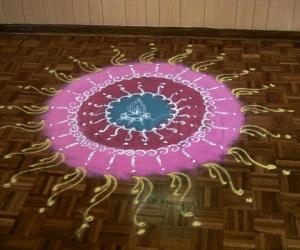 Sanskar bharathi kolam 1