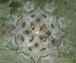 Free hand Kolam