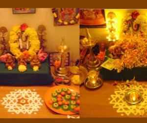 Rangoli: Varalakshmi Pooja