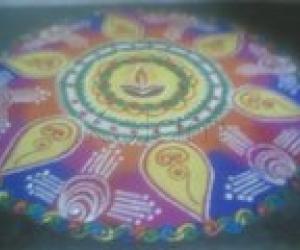 my diwali rangoli