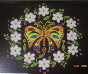 Rangoli: Jasmine