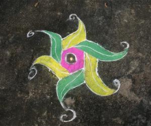 Dotted kolam