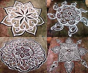 TUESDAY KOLAMS COLLAGE