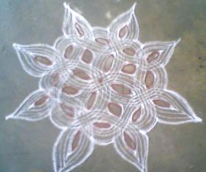 Free hand Kolam