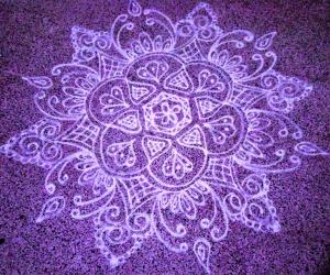 Free Hand kolam -5