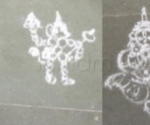 Rangoli: iKolam Karnival - Free hand Krishna, Hanuman, GaruDa