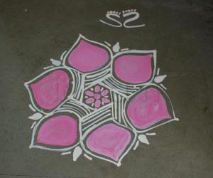 Rangoli for Ganesh Chaturthi