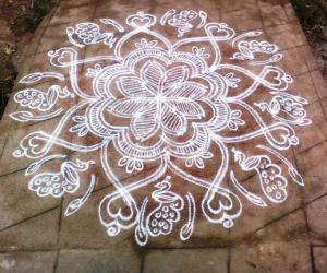 WELCOME KOLAM FOR THE CHENNAI MEET