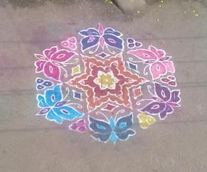 butterfly kolam