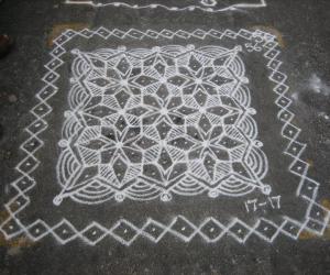 Rangoli: Mylapore Festival kolam