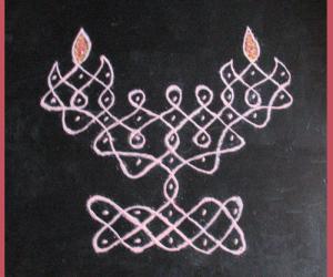 Lamp Rangoli