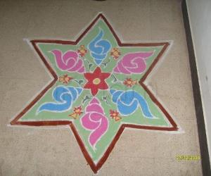 Thodarum markazhi kolam