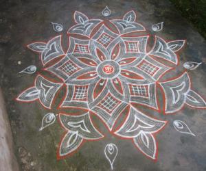 Purattasi 3rd Saturday kolam