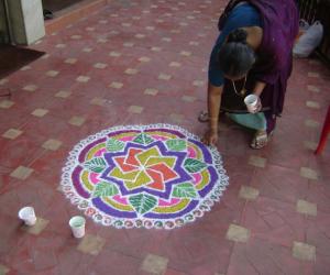 marriage rangoli