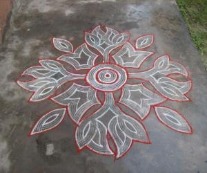 Quick kuzhal kolam