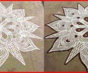 Rangoli: AADI PURAM KOLAM