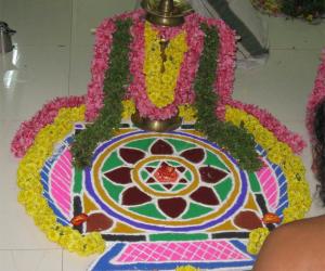 Rangoli: Bhagvati Sevai