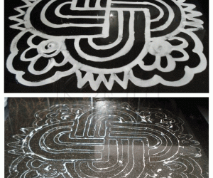 Rangoli: Arsimaavu Kolam