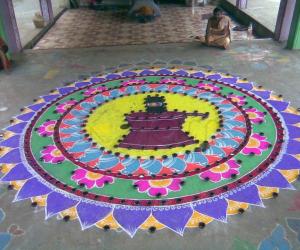 Karthigai Deepam Kolam