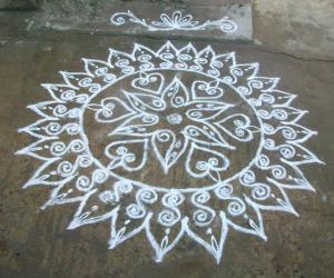 evening rangoli