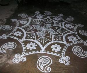 my new year kolam