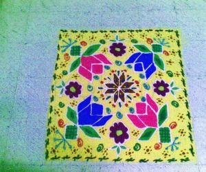 10x10 kolam