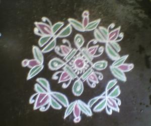 free hand rangoli