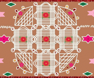 Pongal kolam