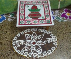 free hand rangoli