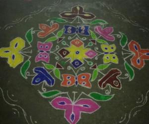 Dotted kolam