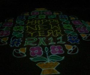 New Year Special Rangoli