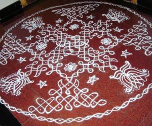 Kolam for Bhogi