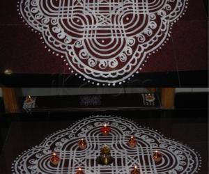 Kolam for Diwali