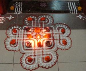 Karthigai kolam