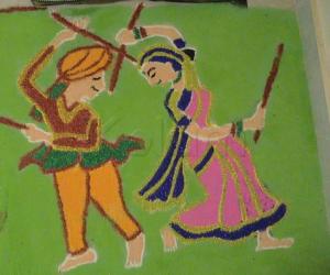 Dandia Rangoli 2010