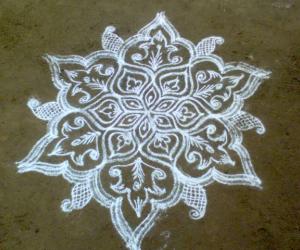 Karthigai Deepam Kolam